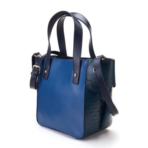 Bellorita Carp Blue Top Handle Bag 3