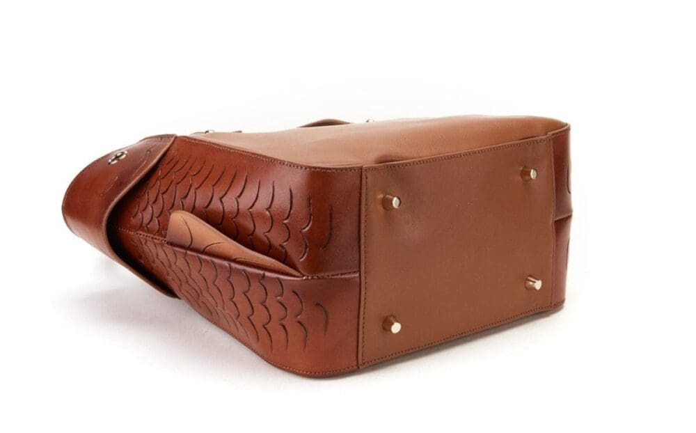 Bellorita Carp Brown Top Handle Bag 5