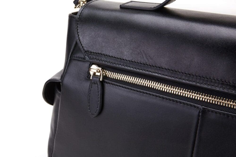 Bellorita Dragonfly Black Top Handle Bag 18