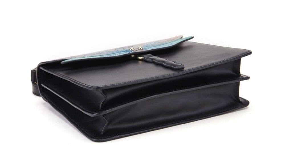 Bellorita Dragonfly Black Top Handle Bag 5