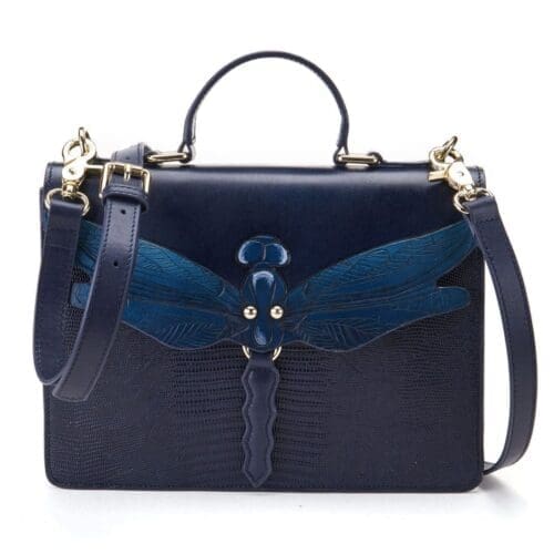 Bellorita Dragonfly Blue Top Handle Bag 11