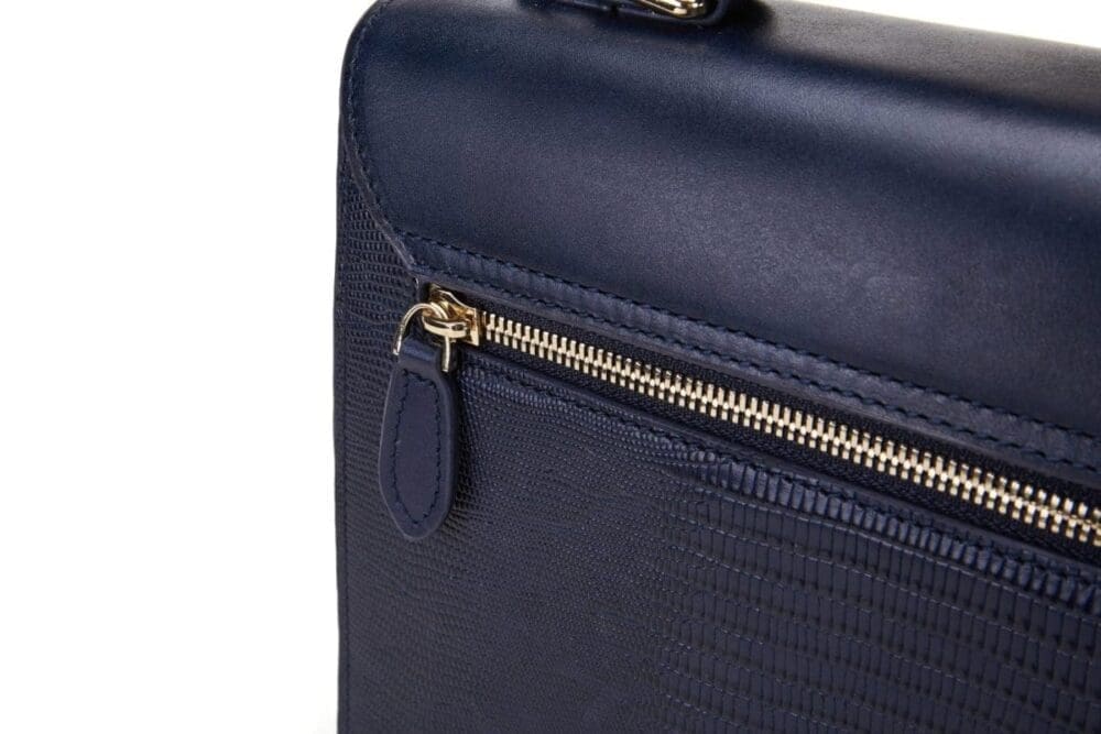 Bellorita Dragonfly Blue Top Handle Bag 18