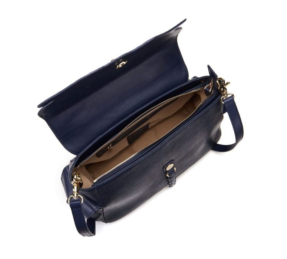 Bellorita Dragonfly Blue Top Handle Bag 7