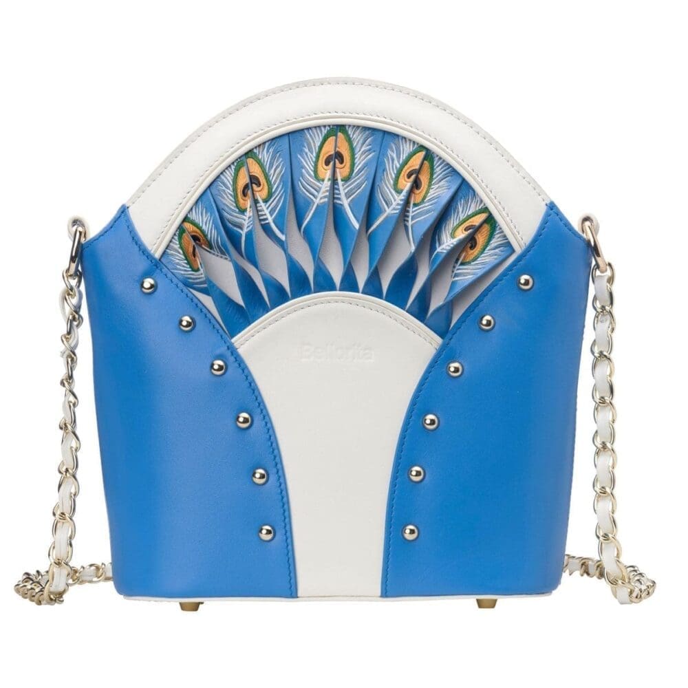 Bellorita Feather Blue Shoulder Bag