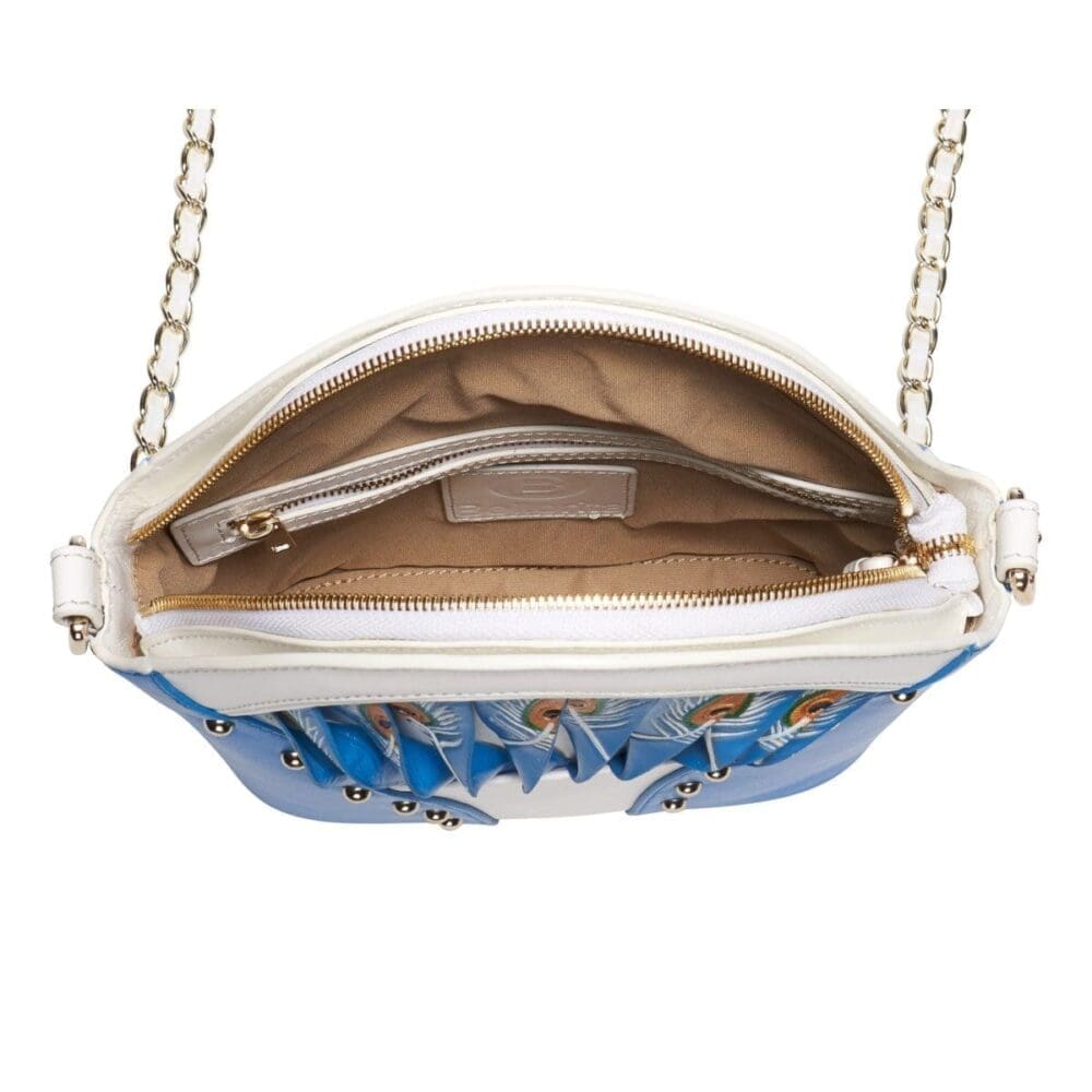 Bellorita Feather Blue Shoulder Bag 3