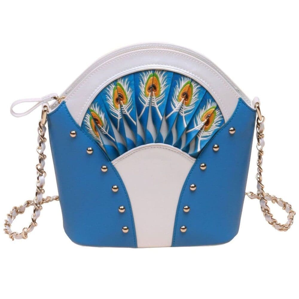 Bellorita Feather Blue Shoulder Bag 9