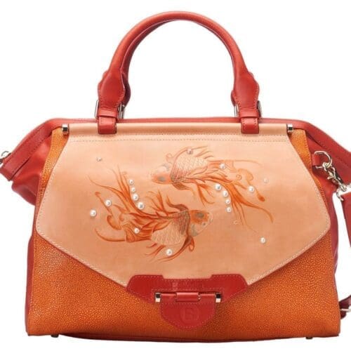 Bellorita Koi Large Orange Crossbody Bag