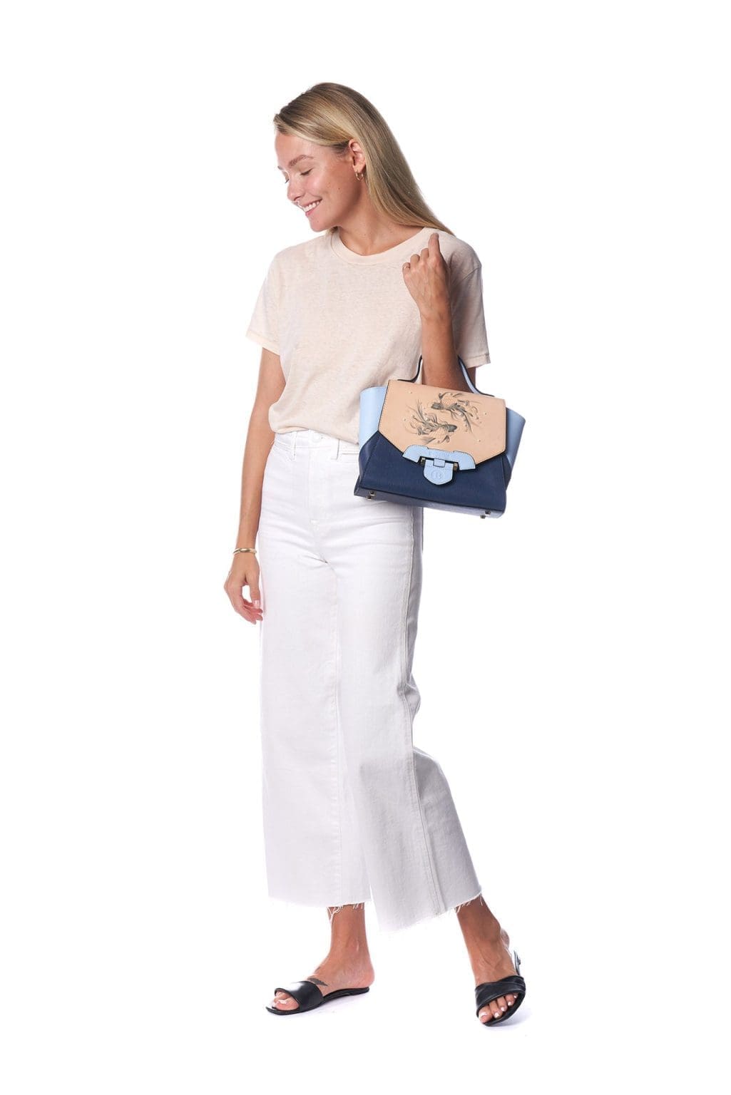 Bellorita Koi Small Blue Crossbody Bag 4