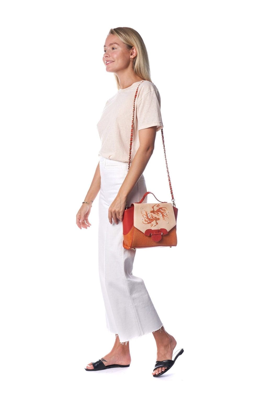 Bellorita Koi Small Orange Crossbody Bag 5