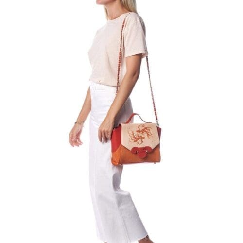 Bellorita Koi Small Orange Crossbody Bag 5