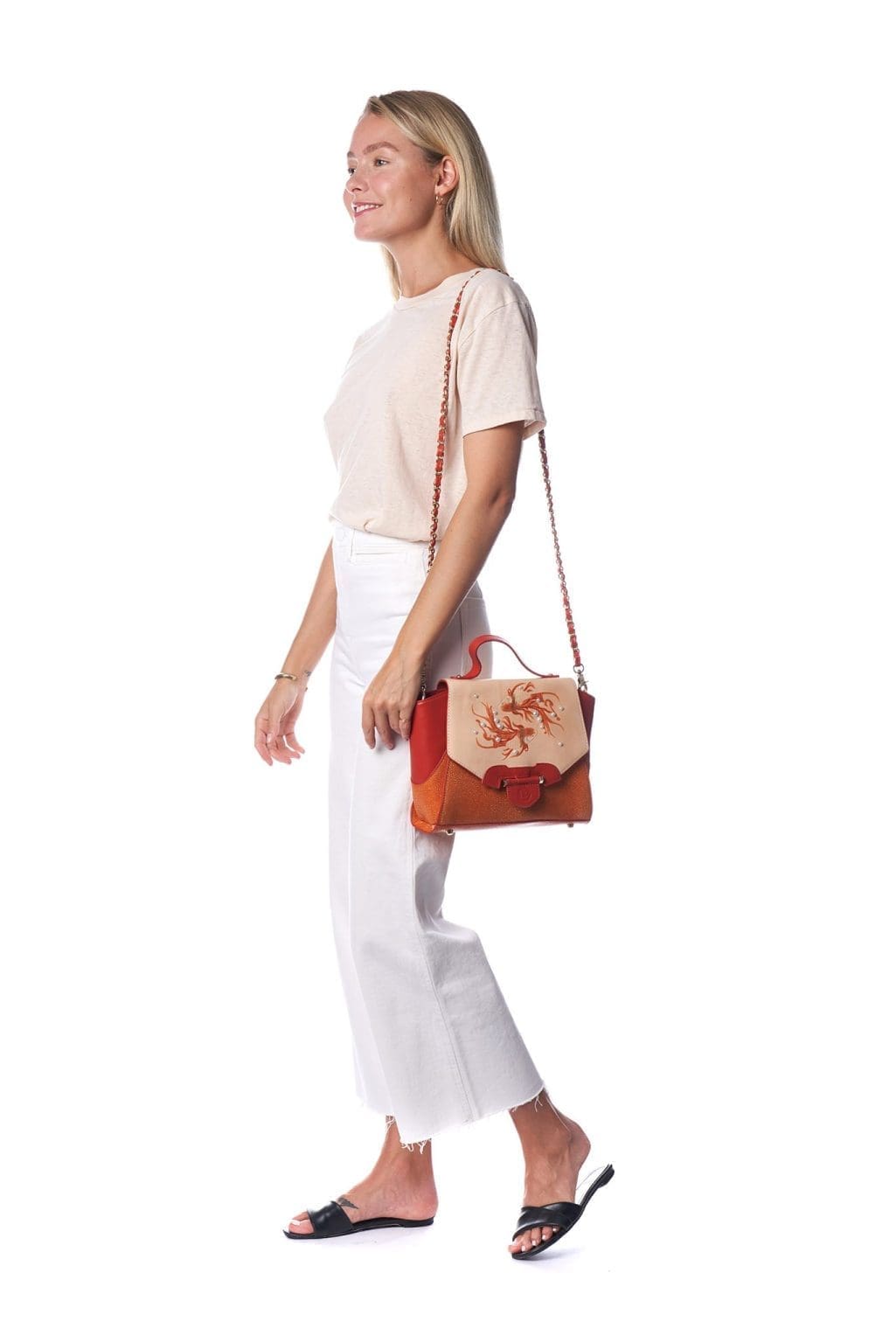 Bellorita Koi Small Orange Crossbody Bag 8