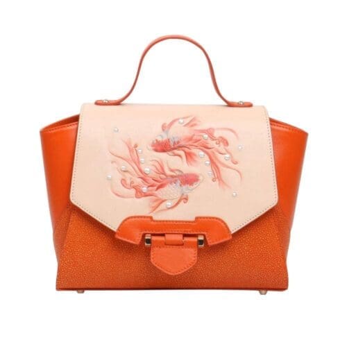 Bellorita Koi Small Orange Crossbody Bag 9