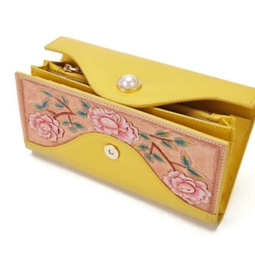 Bellorita Rose Yellow Continental Wallet 5