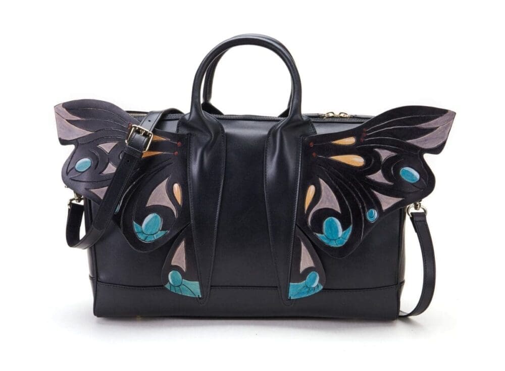 Bellorita Wings Black Top Handle Bag 2