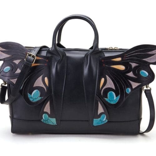 Bellorita Wings Black Top Handle Bag 2