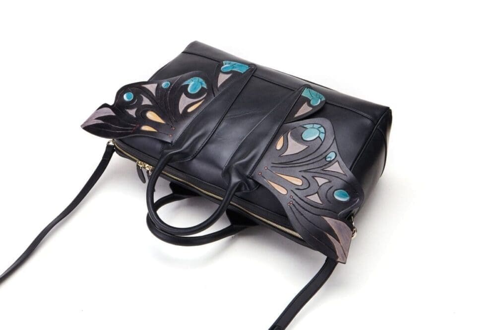 Bellorita Wings Black Top Handle Bag 5