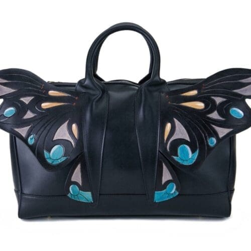 Bellorita Wings Black Top Handle Bag