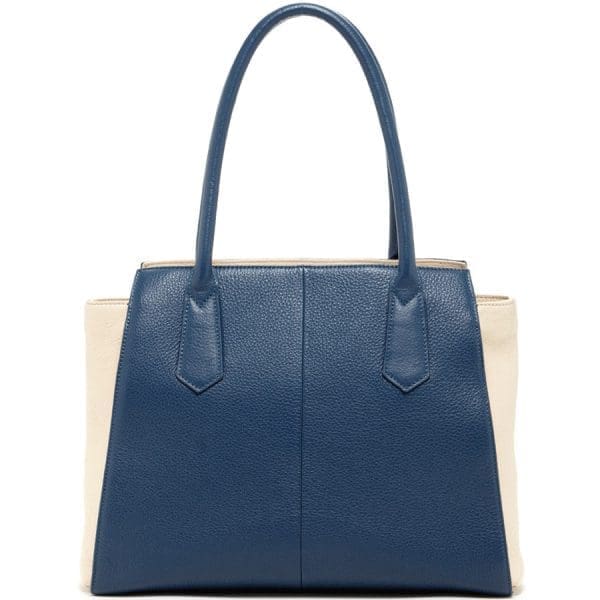 SUSU Jody Blue Ivory Leather Shoulder Bag - Amazing Piece - Image 3