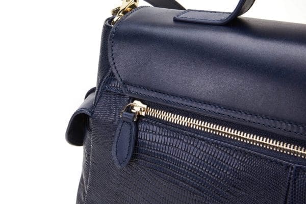Bellorita - Dragonfly Blue Top-Handle Bag - Image 8