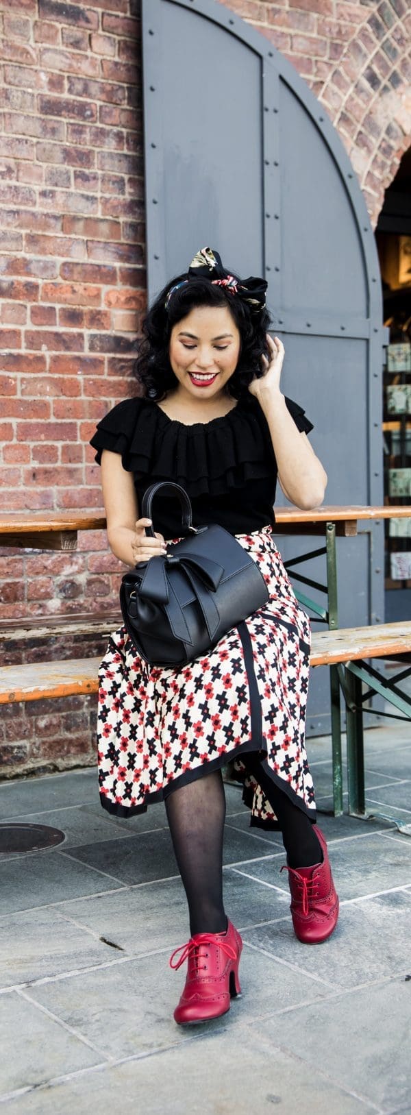 Gunas New York - Cottontail - Black Vegan Leather Bag - Image 8