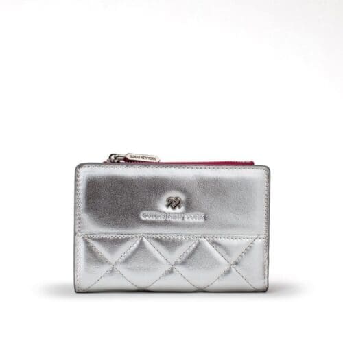 Gunas New York - Madison - Silver Vegan Leather Wallet