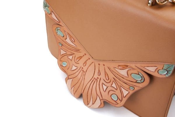 Bellorita - Wings Brown Shoulder Bag - Image 4