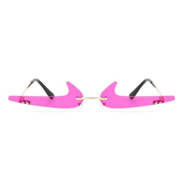 Cramilo Eyewear Amberlyn - Decorative Checkmark Sunglasses - Image 5