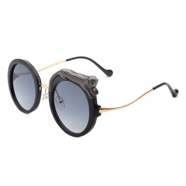 Cramilo Eyewear Yellowze - Oversize Round Sunglasses - Image 7