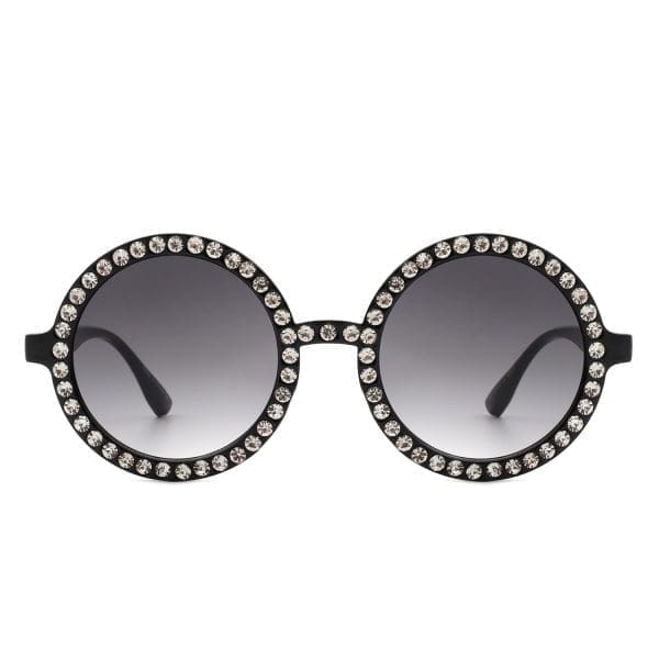 Cramilo Eyewear Dreamwey - Rhinestone Circle Sunglasses - Image 2