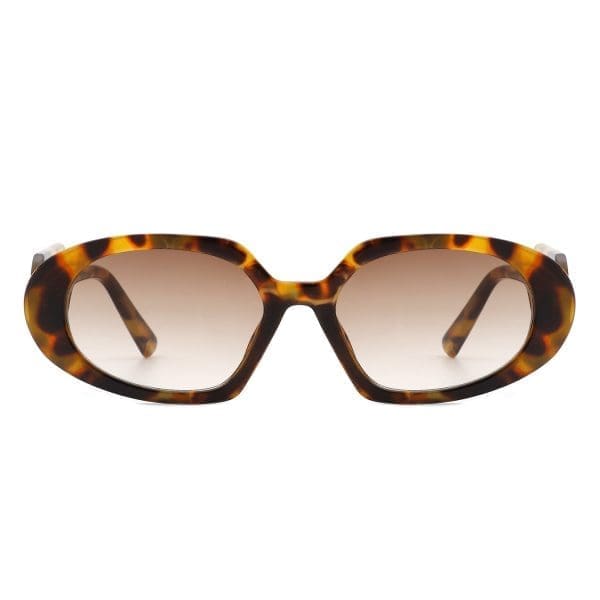 Cramilo Eyewear Glittera - Retro Oval Chic Sunglasses - Image 6