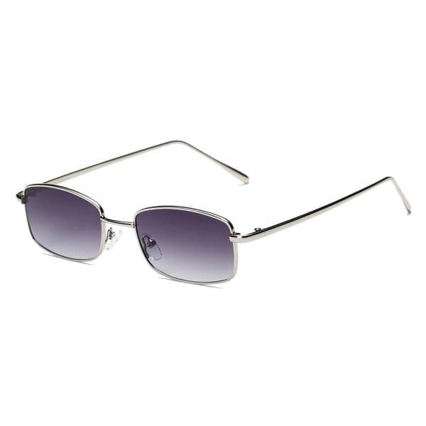 Cramilo Eyewear  Garner - Retro Slim Rectangle Sunglasses