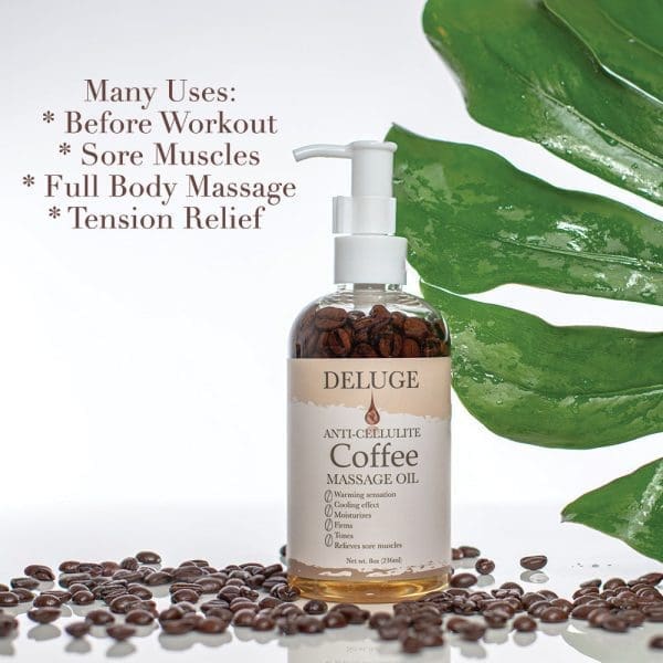 DELUGE Anti-Cellulite Coffee Massage Oil - Image 3