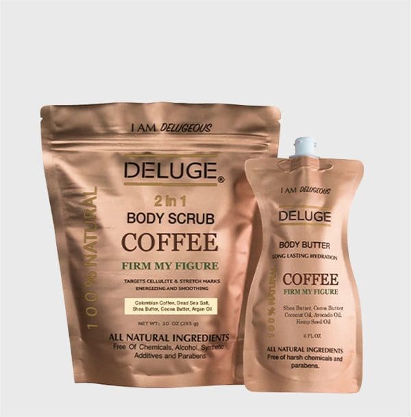 DELUGE Coffee Scrub and Coffee Butter