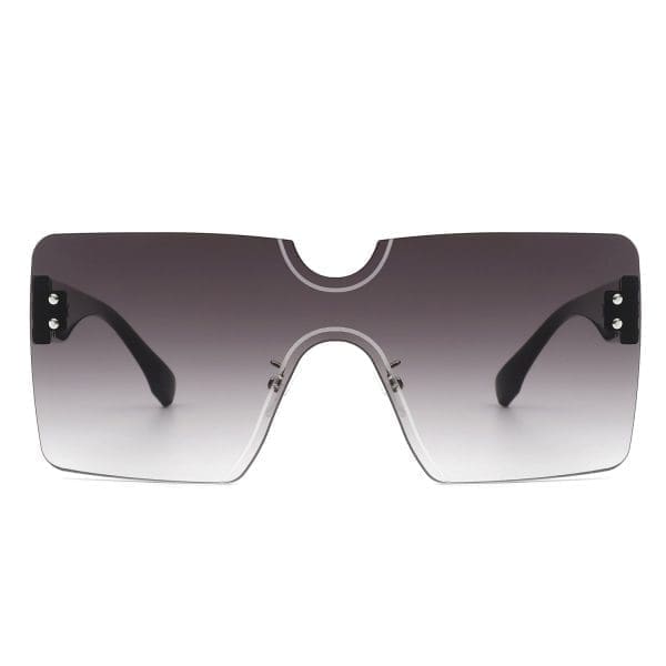 Cramilo Eyewear Yellowyx - Rimless Flat Top Sunglasses - Image 5