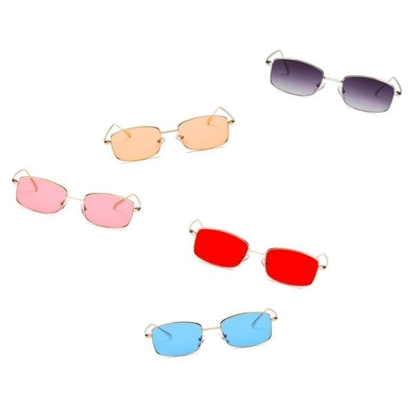 Cramilo Eyewear  Garner - Retro Slim Rectangle Sunglasses - Image 12