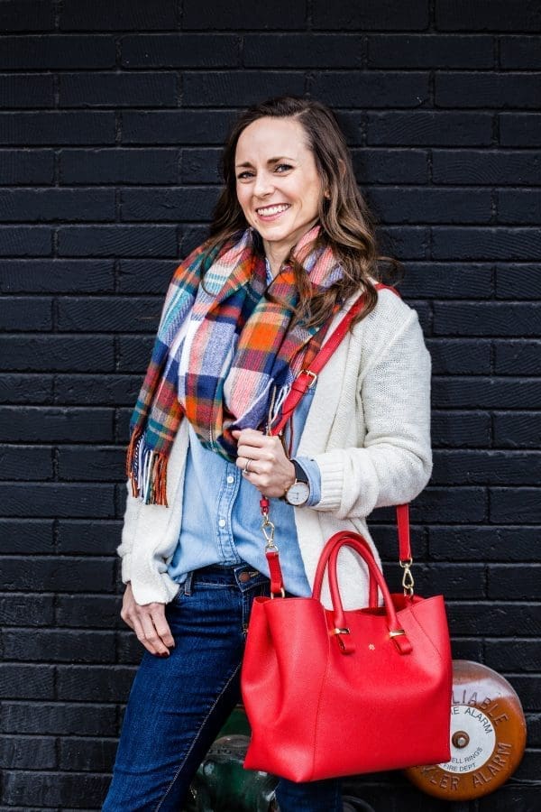 Gunas New York - Jane - Red Vegan Leather Satchel - Image 5
