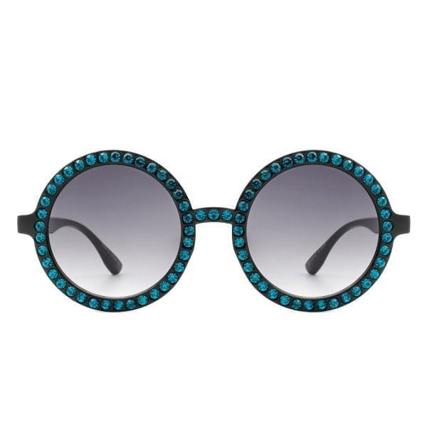 Cramilo Eyewear Dreamwey - Rhinestone Circle Sunglasses - Image 7