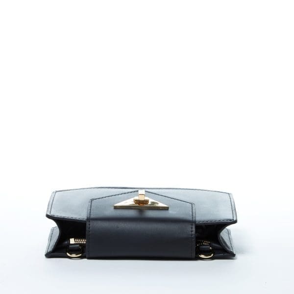 SUSU Mary Black Leather Crossbody Bag - Wristlet - Image 5