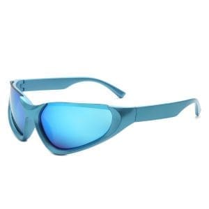 Cramilo Eyewear Dazzling - Retro Rectangle Wrap Around Sunglasses