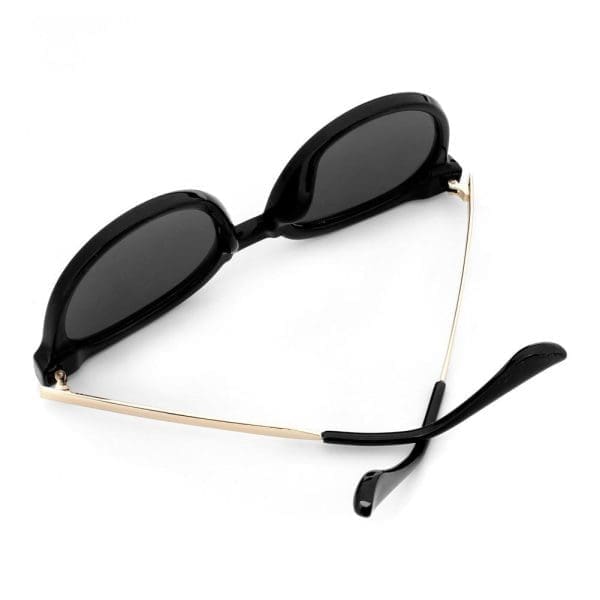 Cramilo Eyewear Findlay - Retro Mirrored Horned Rim Round Sunglasses - Image 12