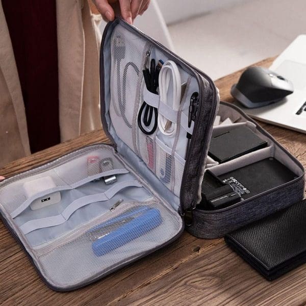 Multi-Function Electronic Accessories Storage Bag - Image 4