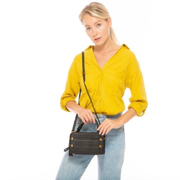 SUSU Black Leather Crossbody Bag - Amazing Accessory - Image 8