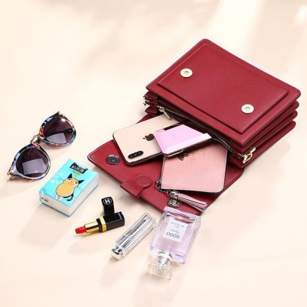 Shomico Casual Shoulder Bag - Square Shape - Image 2