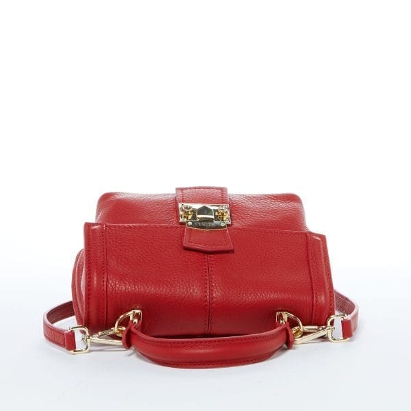 SUSU Linda Red Leather Backpack - Exceptional Designed - Image 4
