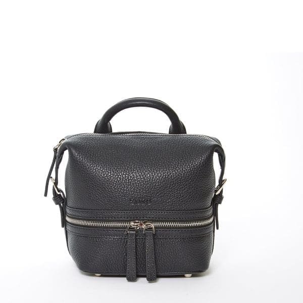 SUSU Ashley Small Black Leather Backpack - Must Have