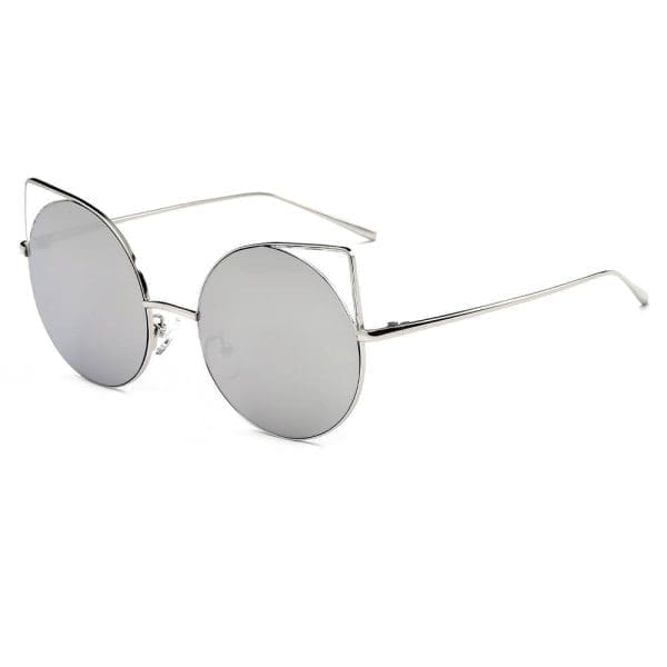 Cramilo Eyewear Dublin - Mirrored Cat Eye Sunglasses - Image 9