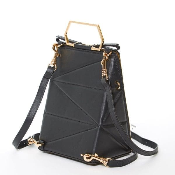 SUSU Heidi Black Leather Backpack - Free Shipping - Image 4