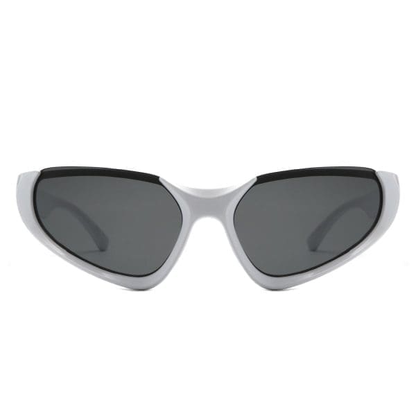Cramilo Eyewear Dazzling - Retro Rectangle Wrap Around Sunglasses - Image 11