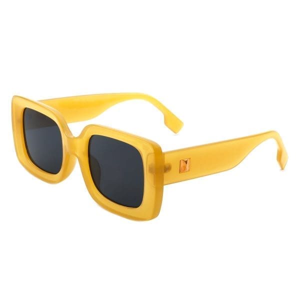 Cramilo Eyewear Jadestone - Retro Flat Top Sunglasses - Image 9