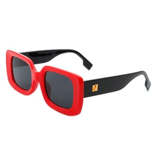 Cramilo Eyewear Jadestone - Retro Flat Top Sunglasses - Image 5